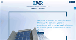 Desktop Screenshot of lmrlawyers.com