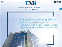 Tablet Screenshot of lmrlawyers.com